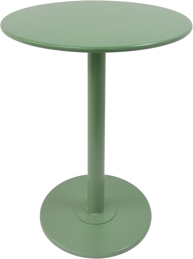 Christopher Knight Home Jodi Outdoor Bistro Set, 3-Piece Bistro Table and Chairs Set of 2, Patio Furniture Set with Iron Frame, Patio Conversation Set for Poolside/Garden Cafeteria, Matte Green