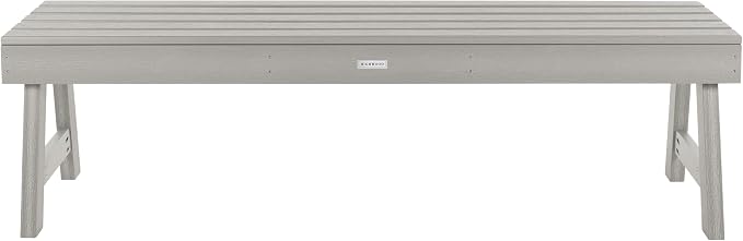 Highwood Weatherly Picnic Bench, 5ft, Harbor Gray