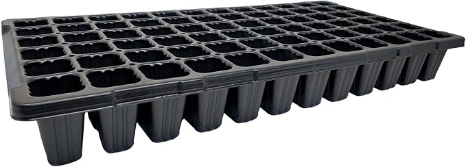 Bootstrap Farmer 72 Cell Seed Starter Tray - Extra Strength Starting Trays for 1020 Planting Seedlings, Propagation, Germination Plug Station (60)