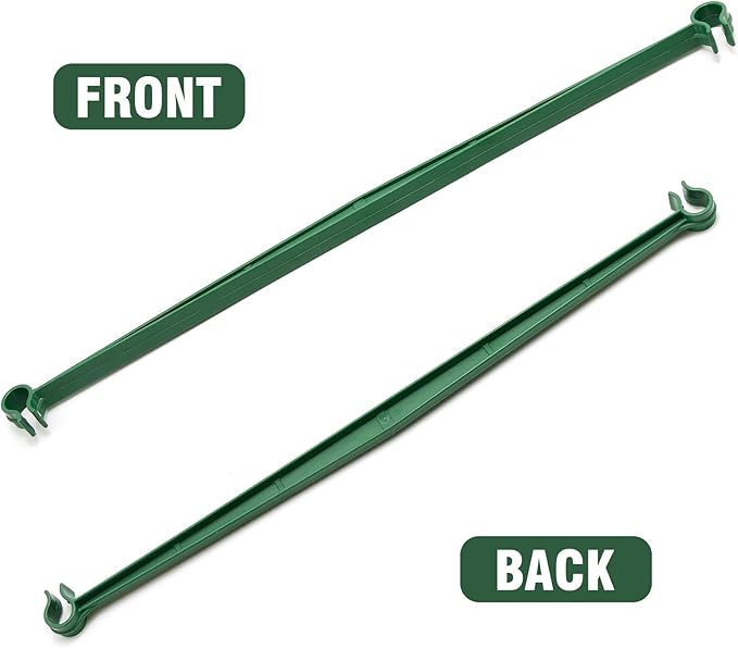 100PCS Stake Arms for Tomato Cage, 11.8 Inches Expandable Trellis Connectors, Tomato Stake Supports, 11mm Bayonet Diameter Plant Stakes for Climbing Plants, Tomatoes Stakes, Vegetables