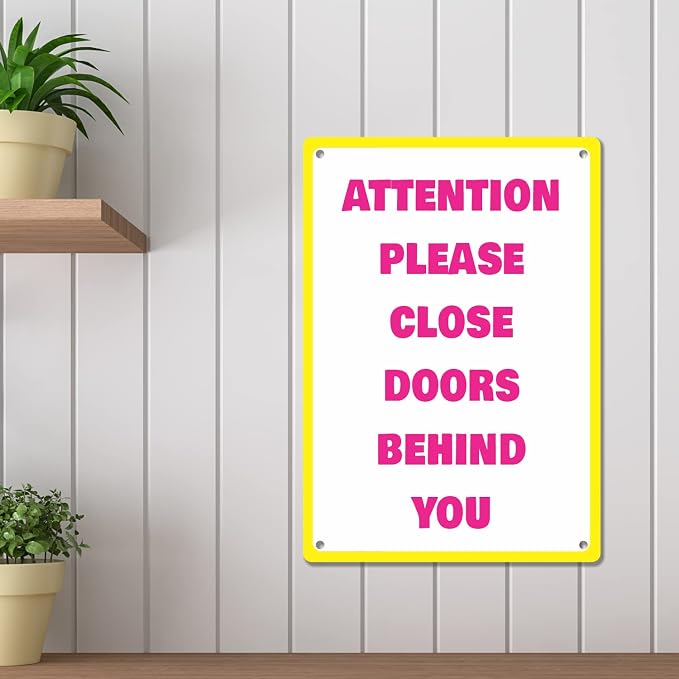 Custom Metal Sign for Outdoor and Indoor made from weatherproof non rusting aluminum. Full Color, UV Ink lasts years. Customized No Trespassing Signs, Personalized Delivery Signs for home or office. 10" x 7" - by ATX CUSTOM SIGNS