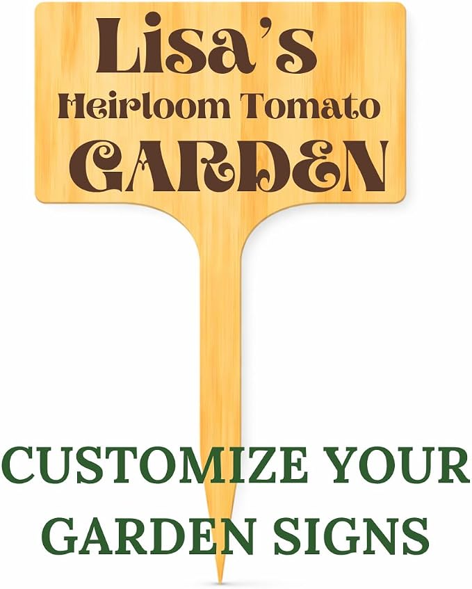 10 Pack 8 Inch Large Garden Markers – Plant Labels, Plant Name Tags – Easy to See & Read