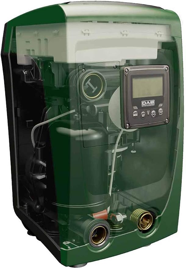 DAB E.Sybox Mini 3 Electronic Pressurisation System, Constant Pressure, Ultra Low 45db(A) Noise, 2.7" X 1.5" High-Resolution Screen, Compact, Wireless Capability, 1.1 Horsepower, 7.5 Bar, 80 l/min
