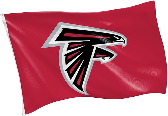 NFL Atlanta Falcons 3 x 5 Outdoor Durable House Flag with Grommets | Sport Team Flag & Banner | Indoor Wall Decoration for Room