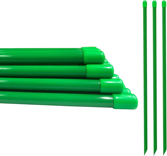 Fiberglass Friendly Garden Stakes Durable 48 inch, for Plant Support Tomato, Tree, Strawberry, Plant, Support Fencing Stakes 5/16" Diameter (20pcs)