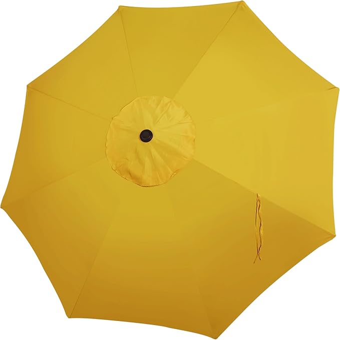 Blissun 9ft Patio Umbrella Replacement Canopy, Market Umbrella Top, Outdoor Table Umbrella Canopy for 8 Ribs, Canopy Only