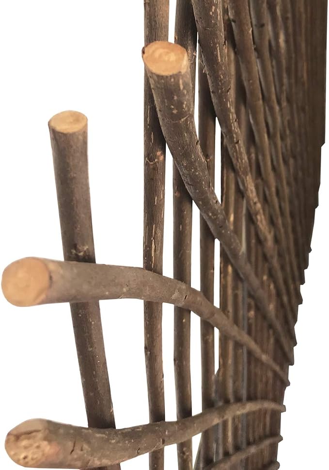 Expandable Garden Trellis Plant Support Willow Lattice Fence Panel for Climbing Plants Vine Ivy Rose Cucumbers Clematis