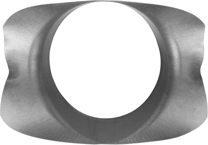 Repa Market Round 90 Degree Splitter for 6” Duct - 6" Outlet Branch Connector - Galvanized Steel Saddle Takeoff, Heavy Duty Supply/Exhaust Air Ventilation Duct Work Collar, Range Hood Duct Adapter