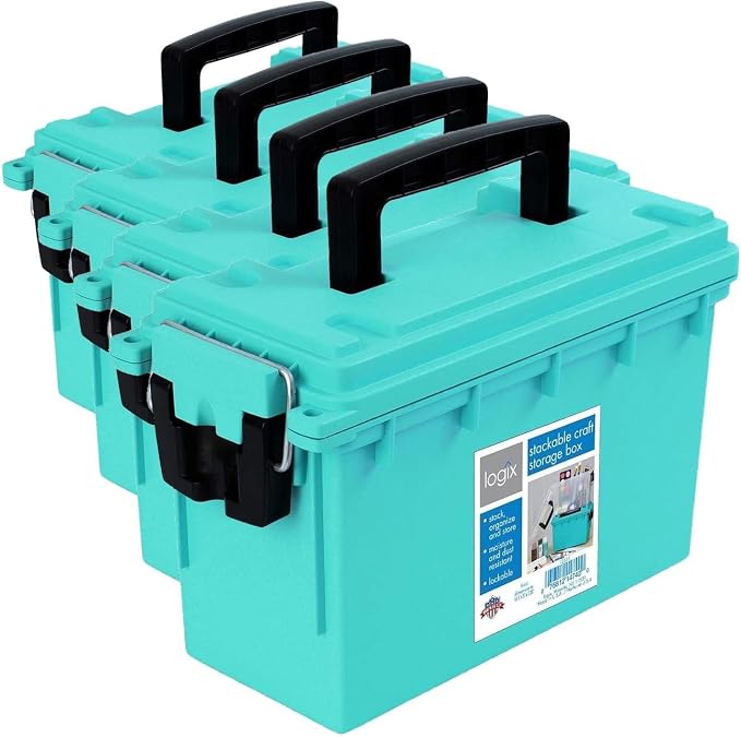 Logix 12533 Teal Craft Organizer,