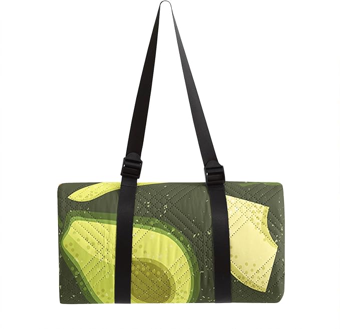 Outdoor Picnic Blanket,Portable Sandproof Waterproof Picnic Mat,Avocado Printed Camping Beach Mat for Sand and Wet Grass Hiking (Avocado S)