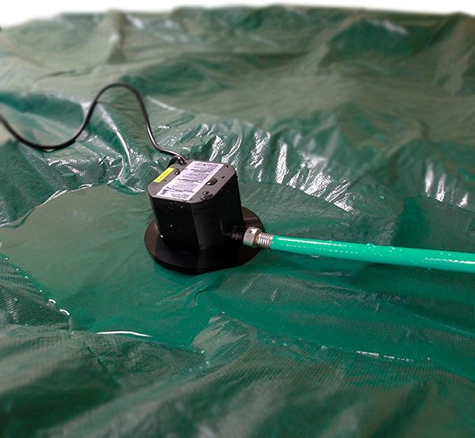 Rx Clear Submersible Cover Pump for Above Ground Pool | 800 GPH with Automatic On/Off | Including Easy Clean Filter Pad and 25-Foot Power Cord | Retain The Life of Your Winter Cover