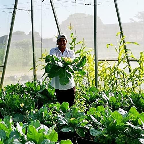 Garden Insect Netting Pest Barrier: 4'x20' Bug Netting for Garden Protection Mosquito Net Fine Mesh Cicada Tree Net Greenhouse Row Cover for Crops Plants Vegetables Flowers Fruits Silver