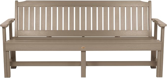 Sequoia Professional Commercial Grade Exeter Garden Bench, 6ft, Woodland Brown