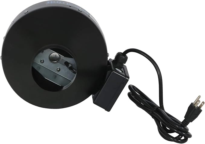 Hurricane Commercial Grade Inline Fan for Phresh and Black Ops Carbon Filters, Ideal-Air Ducting and Clamps and Titan Controls Ventilation Controllers