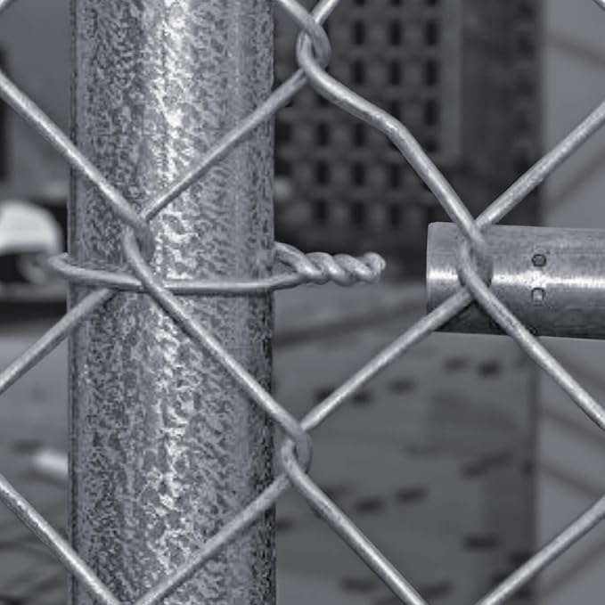 2-3/8" 9 Gauge Preformed Chain Link Fence Twist Tie Wire for Installing Chain Link Mesh. CASE Qty 500