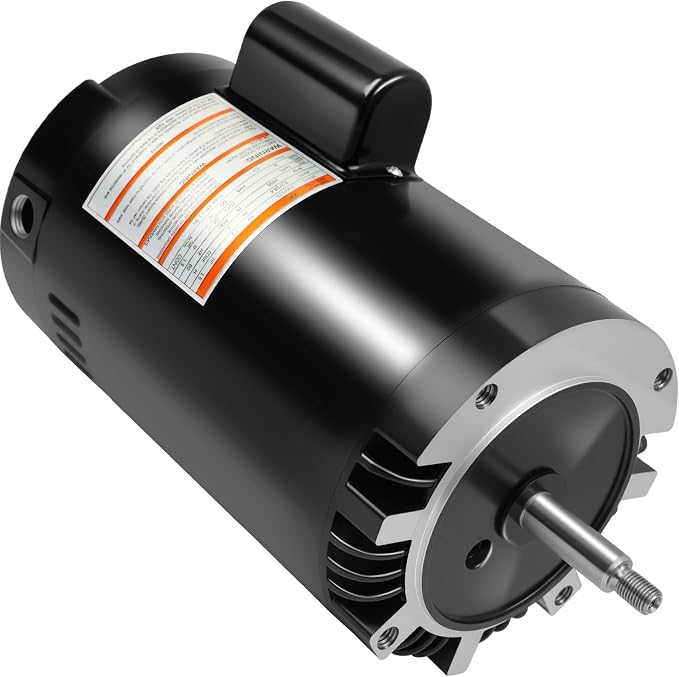 B129 Pool Pump Motor 1.5 HP 56J Frame Fit for Century A.O. Smith 1 Speed | Fit for Century A.O. Smith 1.5HP Single Speed, 3450 RPM, 56J Frame, 115A/230V, 18.4/9.2 Amps, Swimming Pool Motor