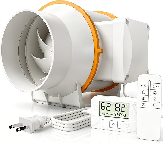 100mm Inline Ventilation Fan (4E006)