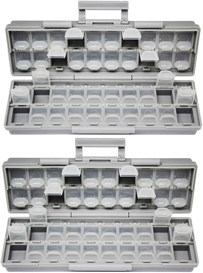 2 units AideTek BOX-ALL 40 Compartments Varied Size Organizer The Flexible Solution for Mixed Small Parts