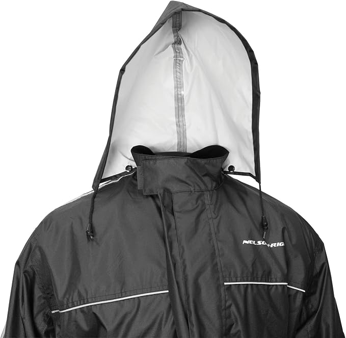 Nelson Rigg Solo Storm Rain Jacket, Waterproof, Breathable, and Packable (Hi-Vis Yellow/Black, 4X-Large)