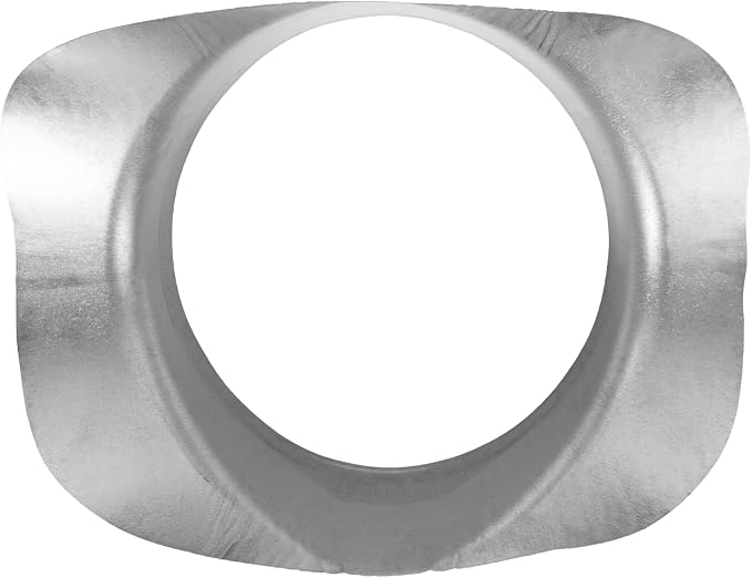 Repa Market Round 90 Degree Splitter for 10” Duct - 10" Outlet Branch Connector - Galvanized Steel Saddle Takeoff, Heavy Duty Supply/Exhaust Air Ventilation Duct Work Collar, Range Hood Duct Adapter