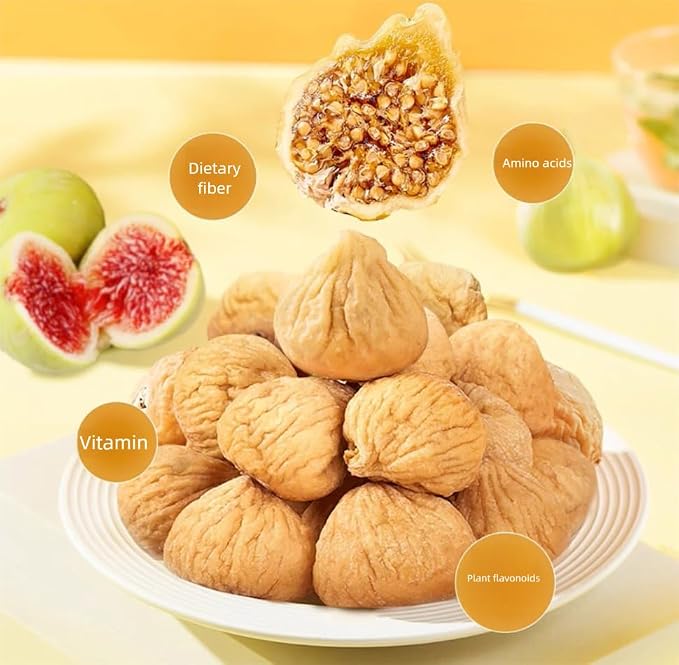 Dried Figs- Pure Natural Chinese Herbal Medicine-wu hua guo12.35oz/350g Used for making soup-Brewing tea-无花果干 (Dried Figs)