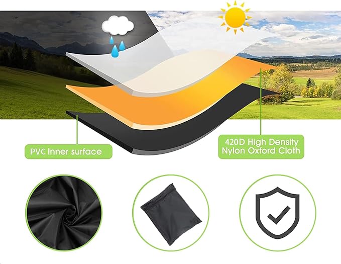 IBC Tote Cover, GDCCPRO 420D Anti-UV Waterproof Cover for 1000L IBC Container Rain Water Tank Outdoor 275 Gallon Rain Barrel Foil Anti-Dust Cover Sun Protection