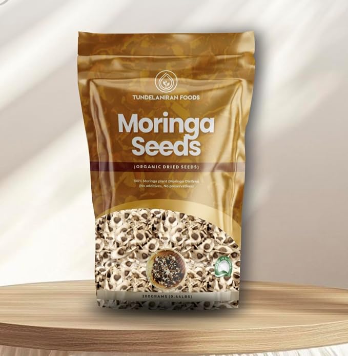 Moringa Seed | 700 Count Appx. | BEST MONEY VALUE | Moringa Seeds | Moringa Oliefera Seed | Edible Moringa Seed | Non GMO Organic Moringa Seeds | Premium Quality - TundeLaniran Foods (Big Pack)