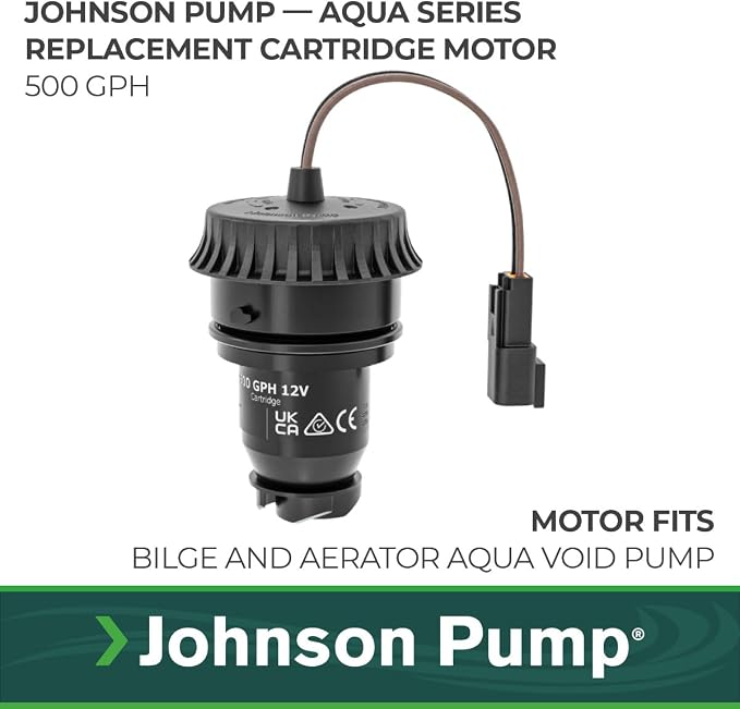 Johnson Pump 09-36336-01 Aqua Series Replacement Cartridge Motor - 500 GPH