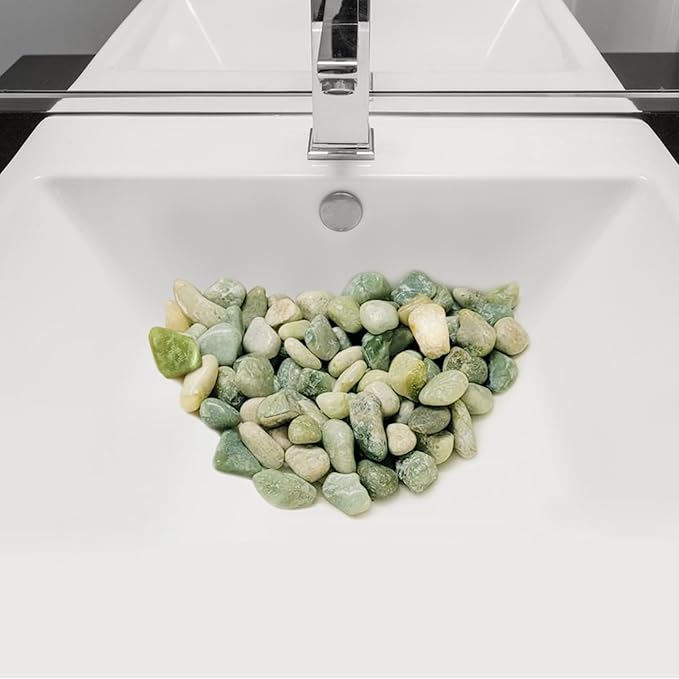 FANTIAN 10 lbs Polished River Rocks, 2-3 Inch Large Pebbles for Plants, Decorative Stones for Succulent, Landscaping, Vases, Crafting and Garden