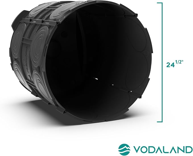 Vodaland- Easy Stormwater Dry Well – Heavy-Duty Modular Drainage Solution with Reinforced Panels, Prevents Flooding & Promotes Groundwater Recharge, Rain Collection, Ideal for Yards & Commercial Use