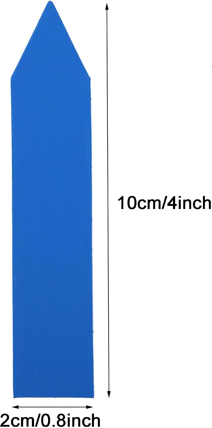 1000 Pcs 4 Inch Garden Plant Labels, Plastic Nursery Tags Waterproof Pot Seed Markers, Blue