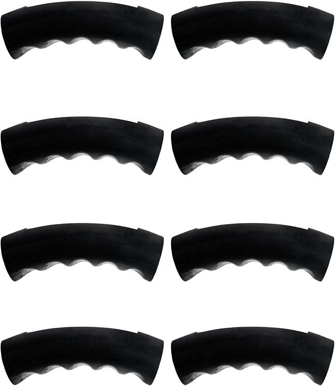 USA-Made Bucket Grip for 1-5 Gallon Buckets, Ergonomic, Durable Handle Grip for Heavy-Duty Buckets | Easy to Install, Comfortable for Gardening, Construction, DIY | Fits 5 Gal Handles - Pack of 8