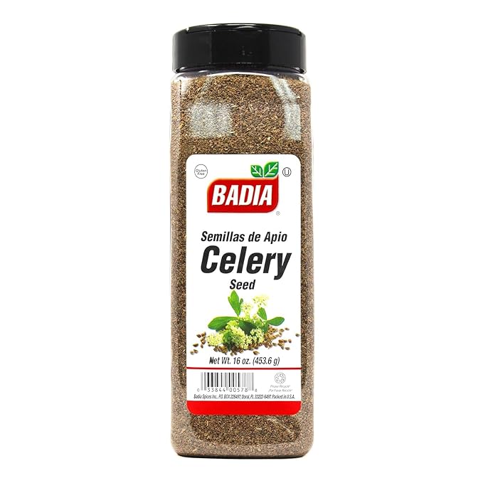 Badia Celery Seed Whole 16 oz – Aromatic & Bold Flavor for Pickling, Cooking, and Seasoning