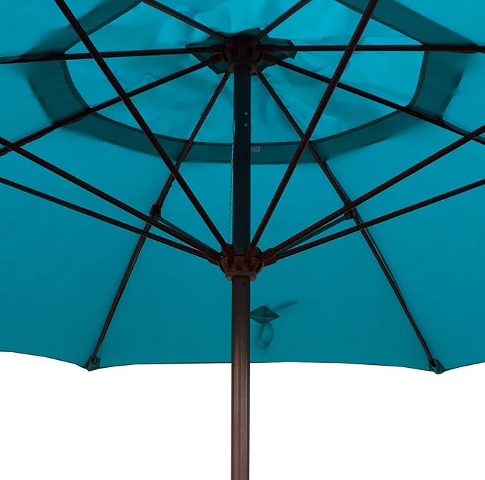 Tropishade 11' Umbrella with Premium Turquoise Olefin Cover (Base not included)