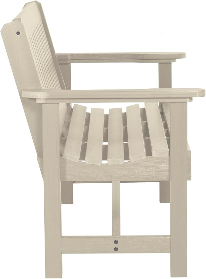 Sequoia Professional CM-BENSQ42-WAE Commercial Grade Exeter 4 Foot Garden Bench, Whitewash