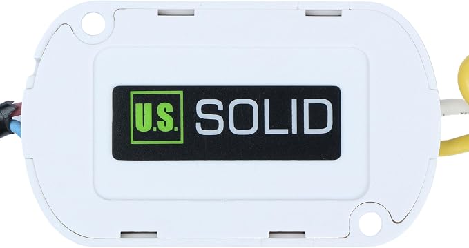 U.S. Solid Smart Solenoid Valve - 1/2 Inch Wi-Fi APP-Controlled Brass Solenoid Valve, 110V AC