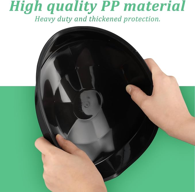 Eccliy 10 Packs 10 Inch Plastic Large Plant Saucers Heavy Duty Planter Trays Jumbo Flower Pot Saucers Plastic Water Trays for Indoors and Outdoors