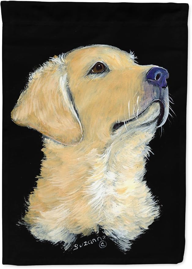 Caroline's Treasures SS8960GF Golden Retriever Garden Flag Mailbox Flag Decorative Yard Flag Banner Outside Patio Artwork Yard Flower Beds, Garden Size, Multicolor