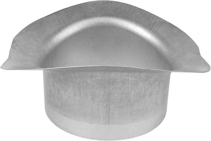Repa Market Round 90 Degree Splitter for 12” Duct - 6" Outlet Branch Connector - Galvanized Steel Saddle Takeoff, Heavy Duty Supply/Exhaust Air Ventilation Duct Work Collar, Range Hood Duct Adapter