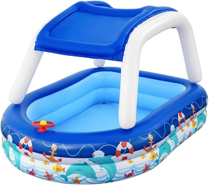 BESTWAY Sea Captain Family Pool, 213 x 155 x 132 cm 54370