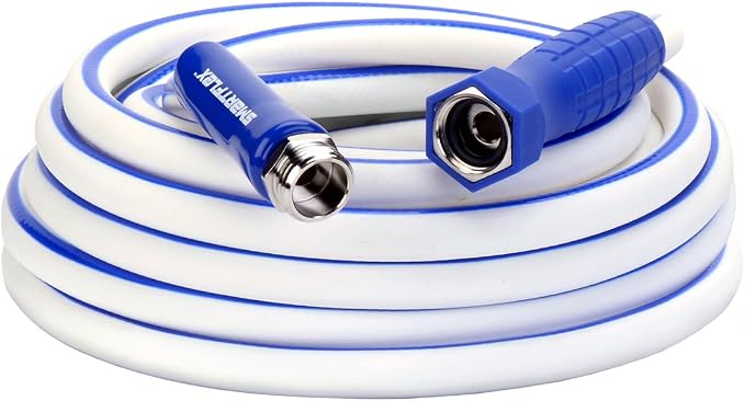 SmartFlex RV/Marine Water Hose, 1/2 in. x 25 ft., Hybrid, White - HSFRV425