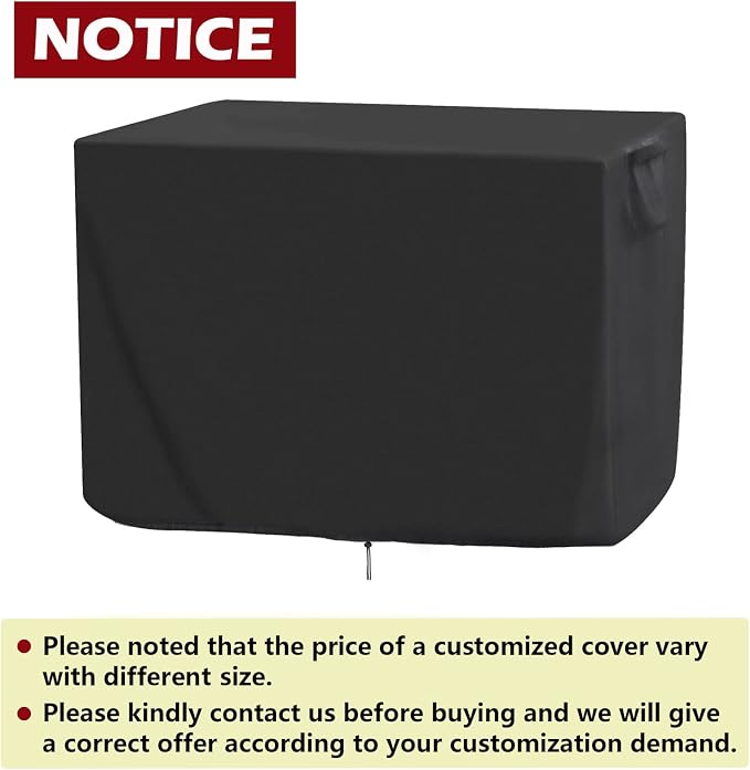 Personalized Outdoor Cover for Patio Table Furniture Custom Size | Customized Size,Waterproof Dustproof Heavy Duty Oxford Fabric,for Patio Deck Box/Bar Cart/Cabinet/Bench and More