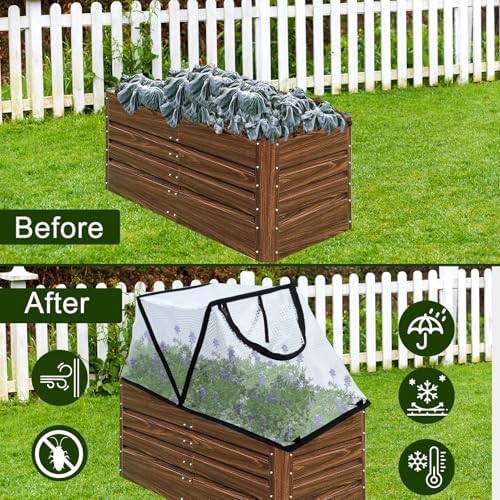 2 Pcs Garden Covers for Raised Beds Garden Protection from Animals 31×13×14 - Image 5