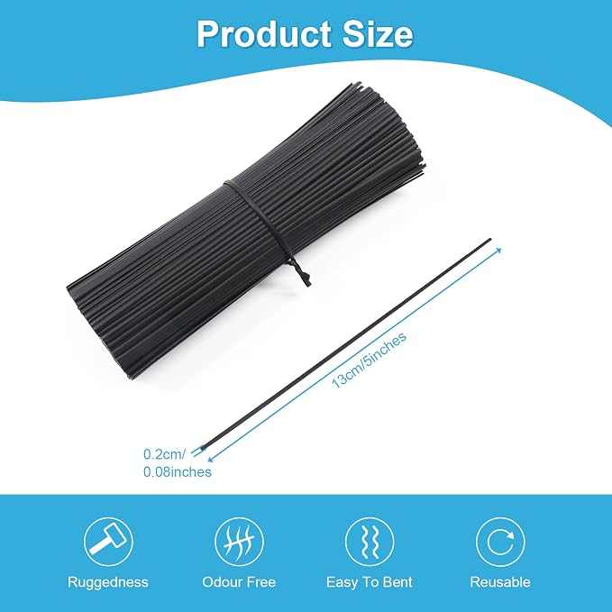 SumDirect Plastic Twist Bag Gift Bag CableTies for Party Cello Candy Bags Cake Pops (5" - 550 PCS)