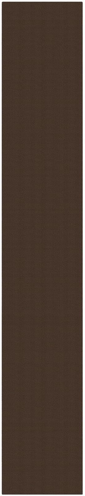 KOZYFLY 3x16 Runners Rugs for Hallway, Extra Long Washable Runner Rug, Non Slip Rubber Backed Kitchen Runner, Cotton Entryway Rug, Floor Carpet for Entry, Aisle, Hall, Brown/Dark Brown