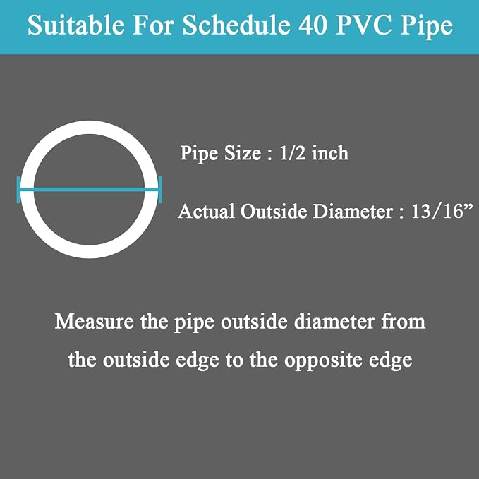 CozyCabin 1/2 inch PVC Splitter with Brass Mist Nozzle (Pack of 10)