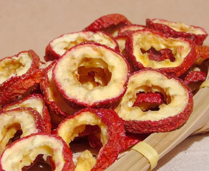Dried hawthorn- 5.29oz/150gPure Natural Chinese Herbal Medicine-山楂for Tea, Cooking (Dried hawthorn slices)