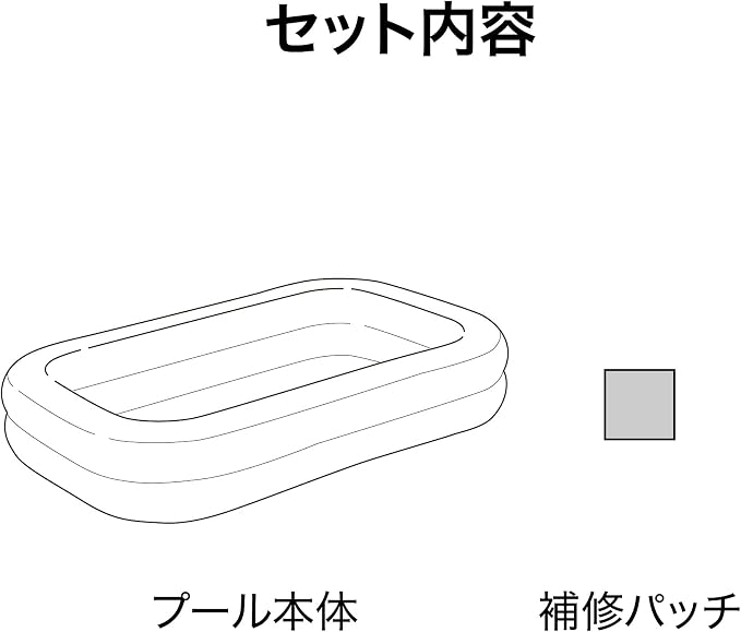 Bestway Family Pool, 305x183x46 cm, (54150)