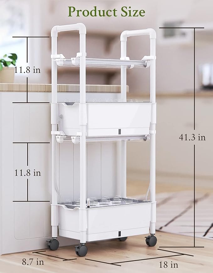 28 Pods Hydroponics Growing System & 164Pcs Hydroponic Seed Pods Kit