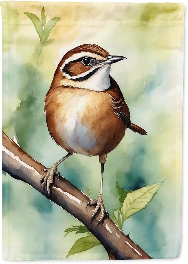 Caroline's Treasures South Carolina Wren House Flag Large Porch Sleeve Pole Decorative Outside Yard Banner Artwork Wall Hanging, Polyester, House Size, Multicolor